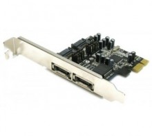 Контроллер ST-Lab, PCI-E x1, A-331, 2 ext (eSATA) + 2 int (SATA300)