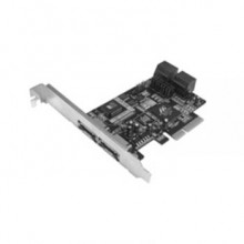 Контроллер ST-Lab, PCI-E x1, A-370, 2 ext (eSATA) + 4 int (SATA300)