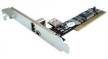 Контроллер ST-Lab, PCI, F-221, 2 ext (1xIEEE1394 + 1xminiIEEE1394) + 1 int (IEEE1394)