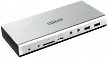 Док-станция ST-Lab U-910 USB 3.0, 5 Ports USB 3.0, HDMI,DVI,  LAN, MicroSD, P/a