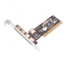 Контроллер ST-Lab, PCI, U-166, 4 ext (USB2.0) + 1 int (USB2.0)