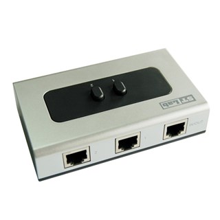 Разветвитель\Пеключатель Switch ST-LAB G-190 (Passive, LAN, RJ-45 2xIN/1xOUT, up to 1Gbps)