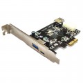 Контроллер ST-Lab, PCI-E x1, U-1330, 1+1 ext (USB3.0/USB3.1) + 1 int (USB3.0)